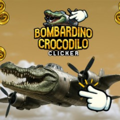 Bombardino Crocodilo Clicker game screenshot