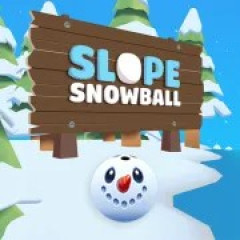 Slope Snowball game screenshot